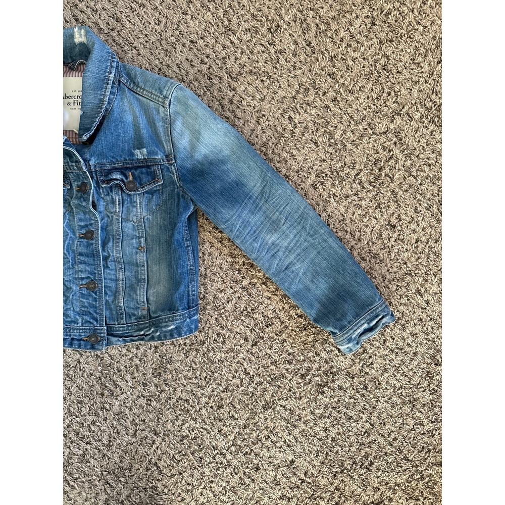 Abercombie & Fitch Women's Denim Jean Jacket Size XS - Picture 4 of 11